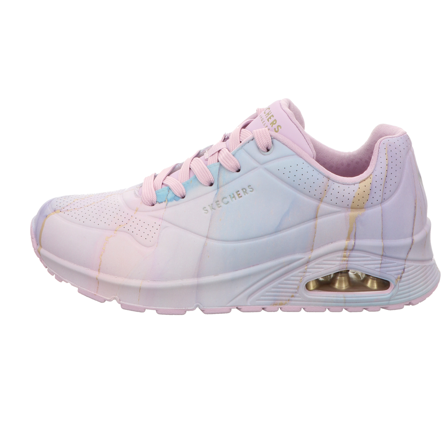 Skechers Damen Schnürschuh Uno Marbel Marvel in lila