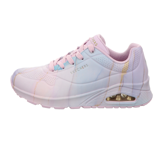 Skechers Damen Schnürschuh Uno Marbel Marvel in lila