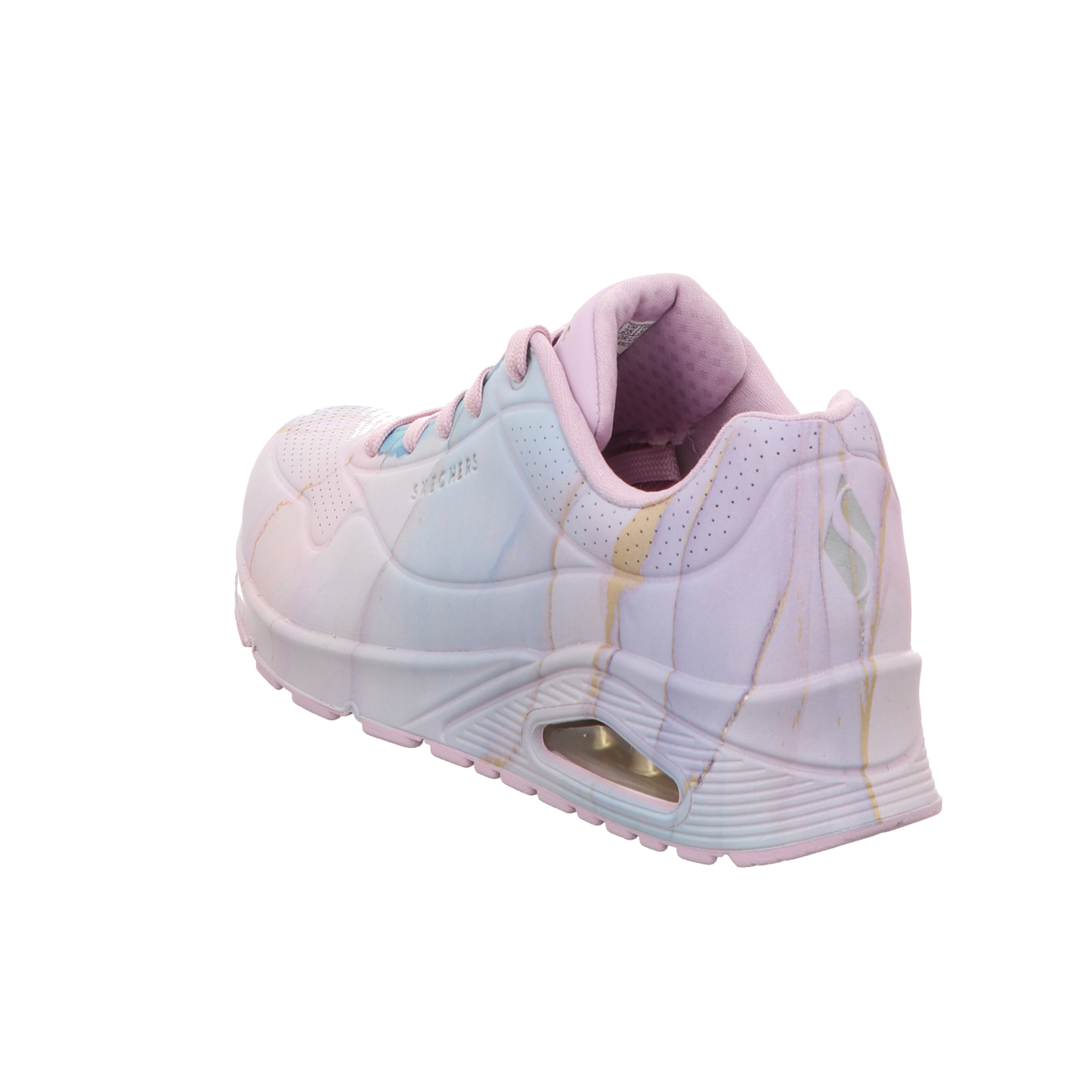 Skechers Damen Schnürschuh Uno Marbel Marvel in lila