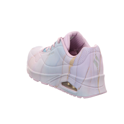 Skechers Damen Schnürschuh Uno Marbel Marvel in lila