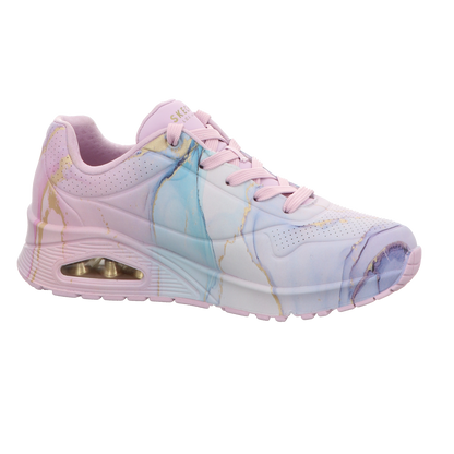 Skechers Damen Schnürschuh Uno Marbel Marvel in lila