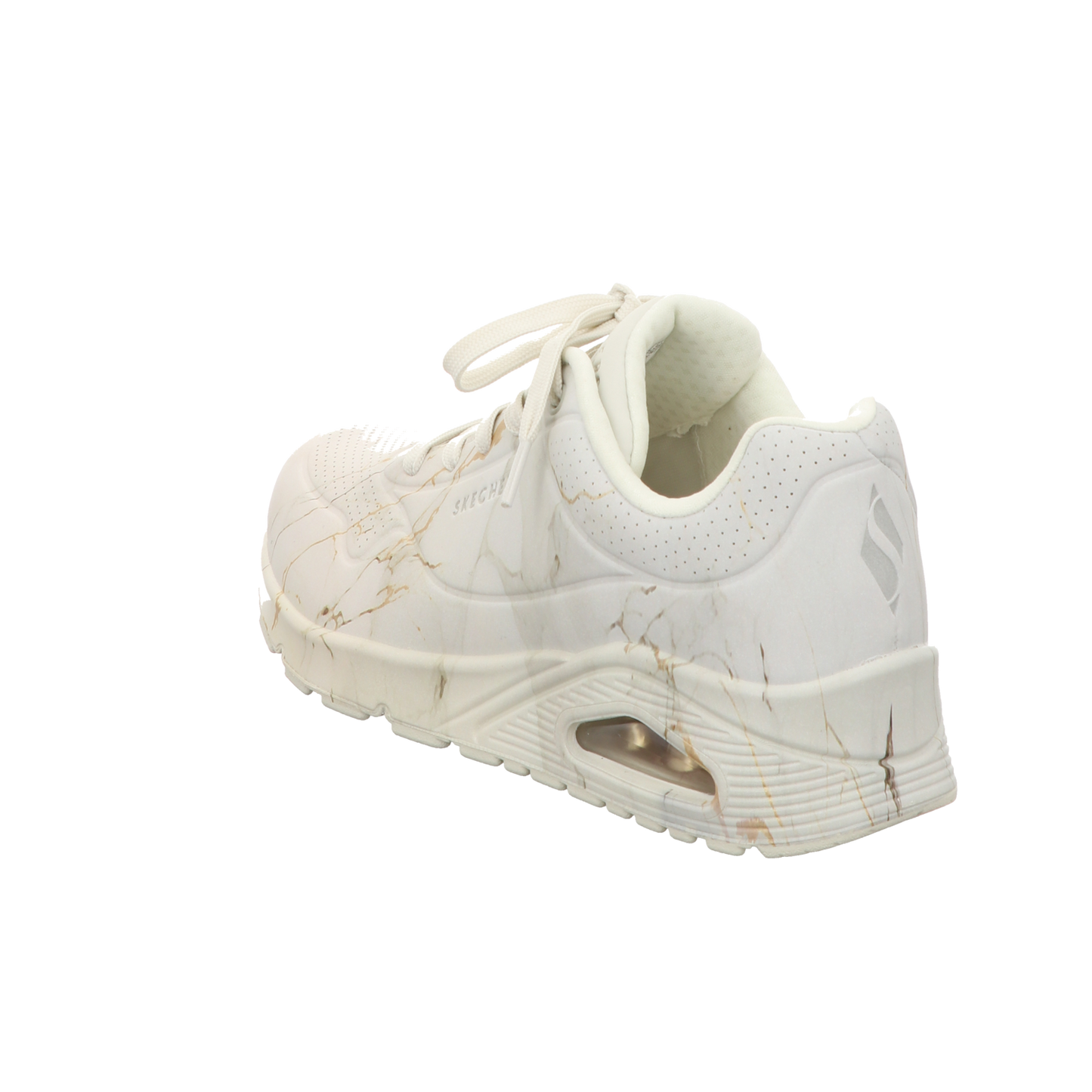 Skechers Damen Schnürschuh Uno Marbel Marvel in weiss