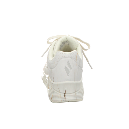 Skechers Damen Schnürschuh Uno Marbel Marvel in weiss