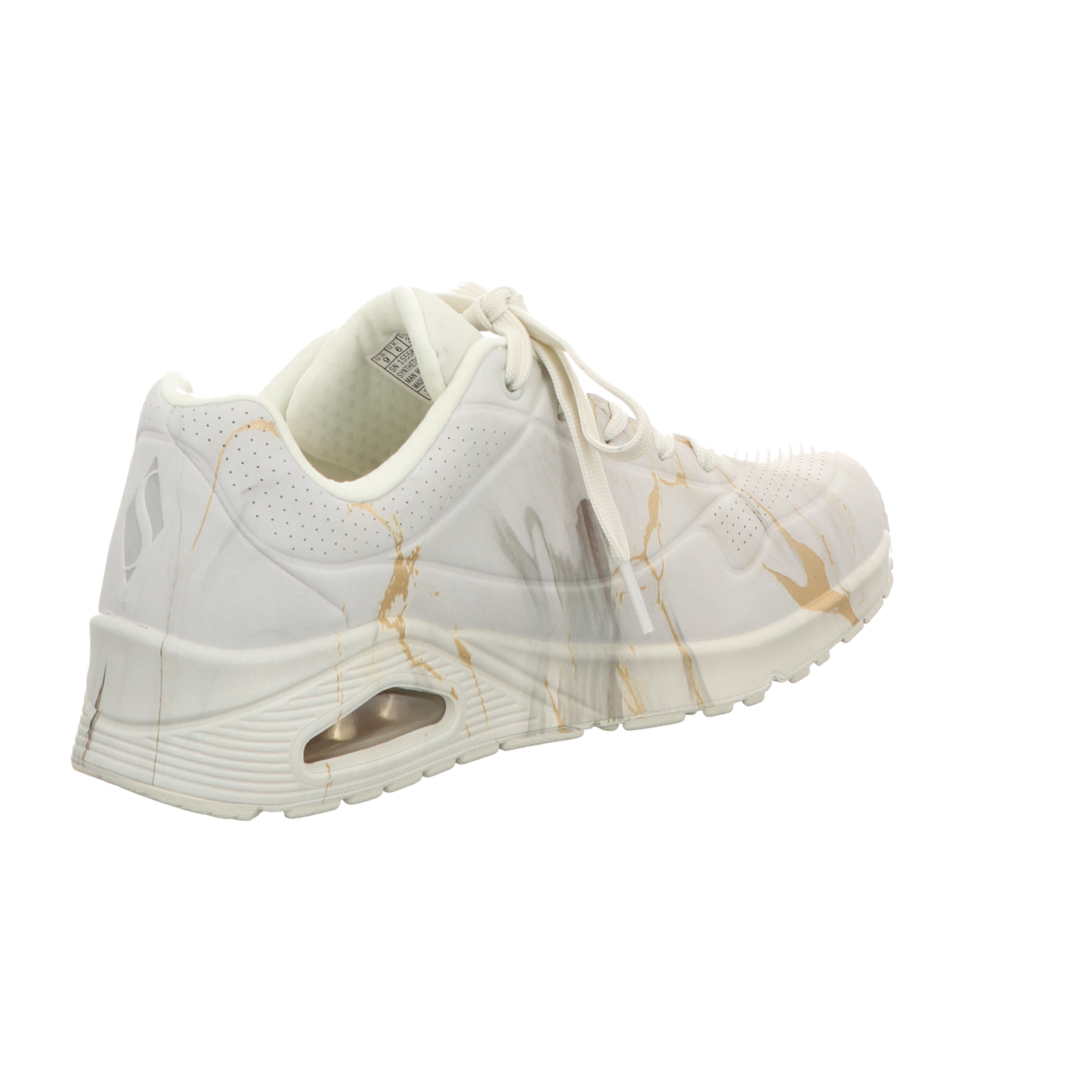 Skechers Damen Schnürschuh Uno Marbel Marvel in weiss