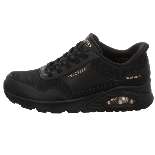 Skechers Damen Slipper Slip In Uno in schwarz