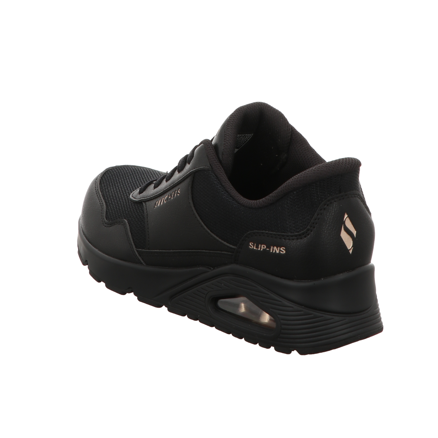 Skechers Damen Slipper Slip In Uno in schwarz