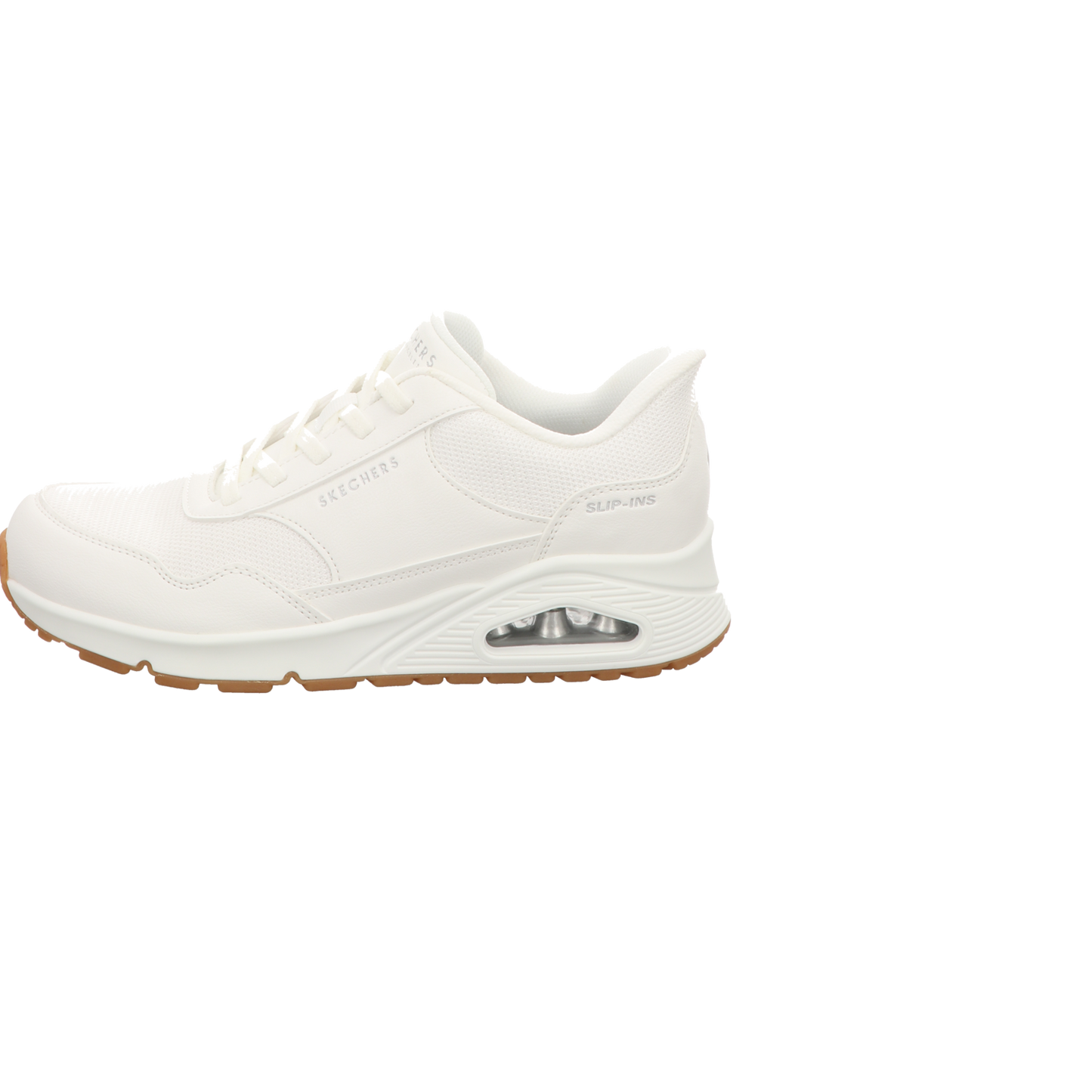Skechers Damen Slipper Slip In Uno in weiss