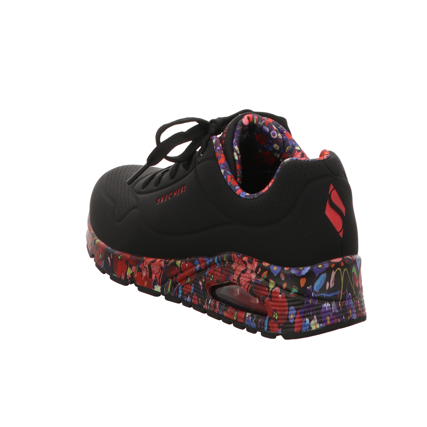 Skechers Damen Schnürschuh Uno Magestic Garden in schwarz