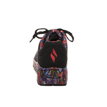 Skechers Damen Schnürschuh Uno Magestic Garden in schwarz