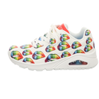 Skechers Damen Schnürschuh Uno Prism Kisses in weiss