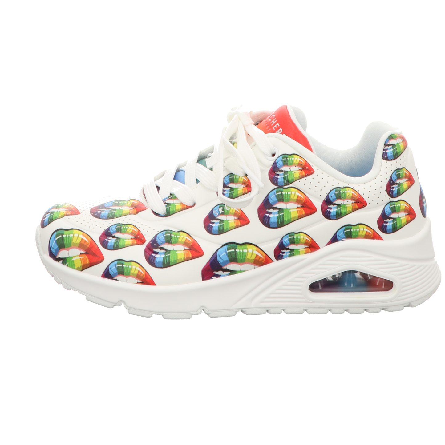 Skechers Damen Schnürschuh Uno Prism Kisses in weiss