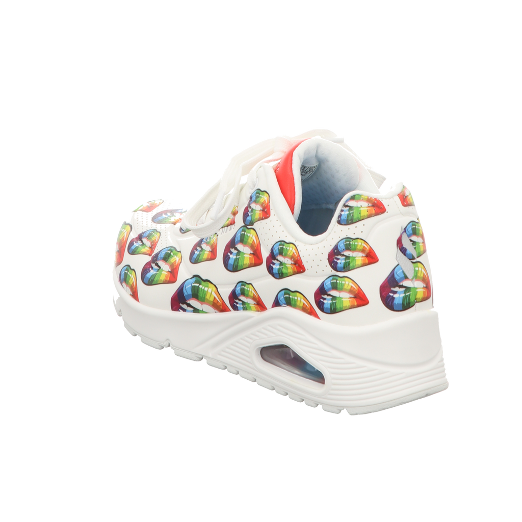 Skechers Damen Schnürschuh Uno Prism Kisses in weiss