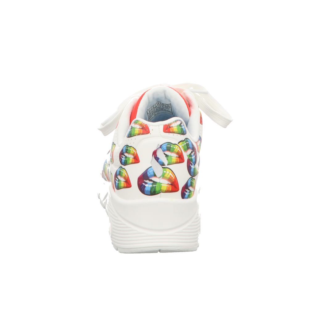 Skechers Damen Schnürschuh Uno Prism Kisses in weiss