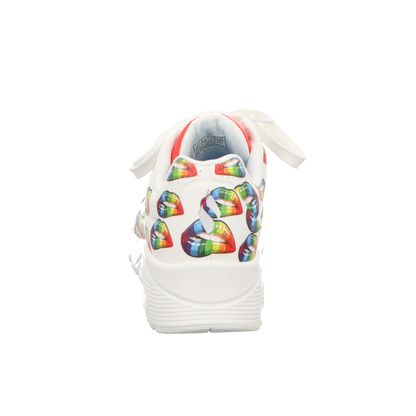 Skechers Damen Schnürschuh Uno Prism Kisses in weiss