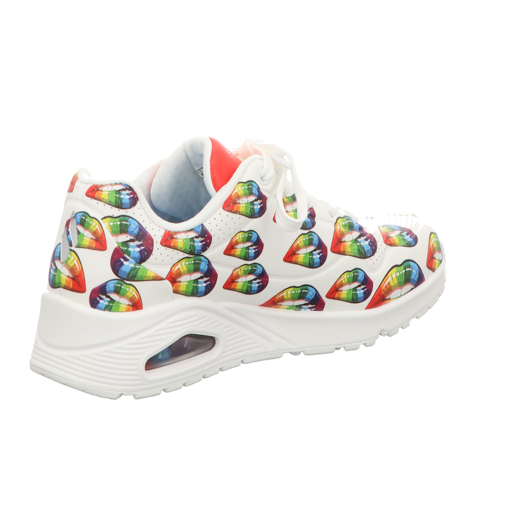 Skechers Damen Schnürschuh Uno Prism Kisses in weiss