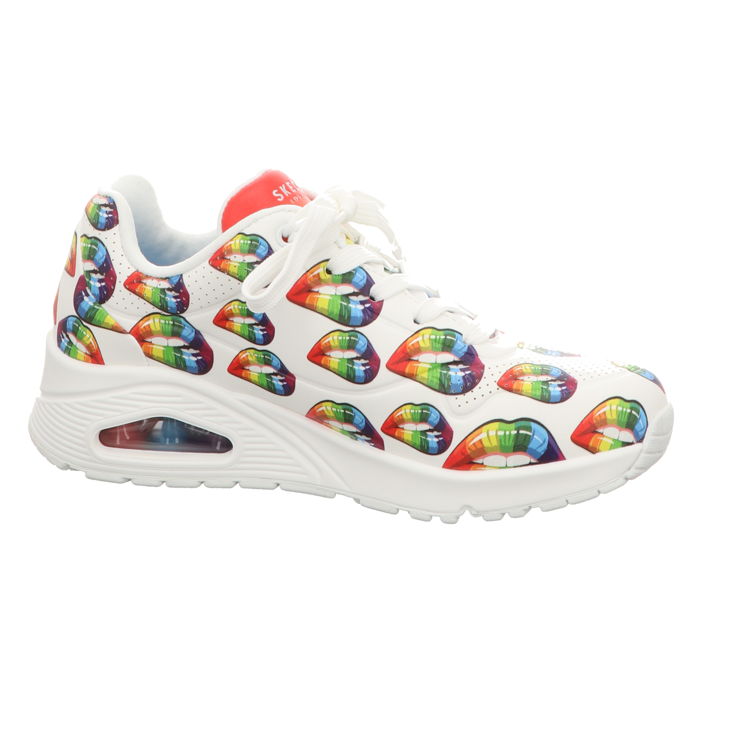 Skechers Damen Schnürschuh Uno Prism Kisses in weiss