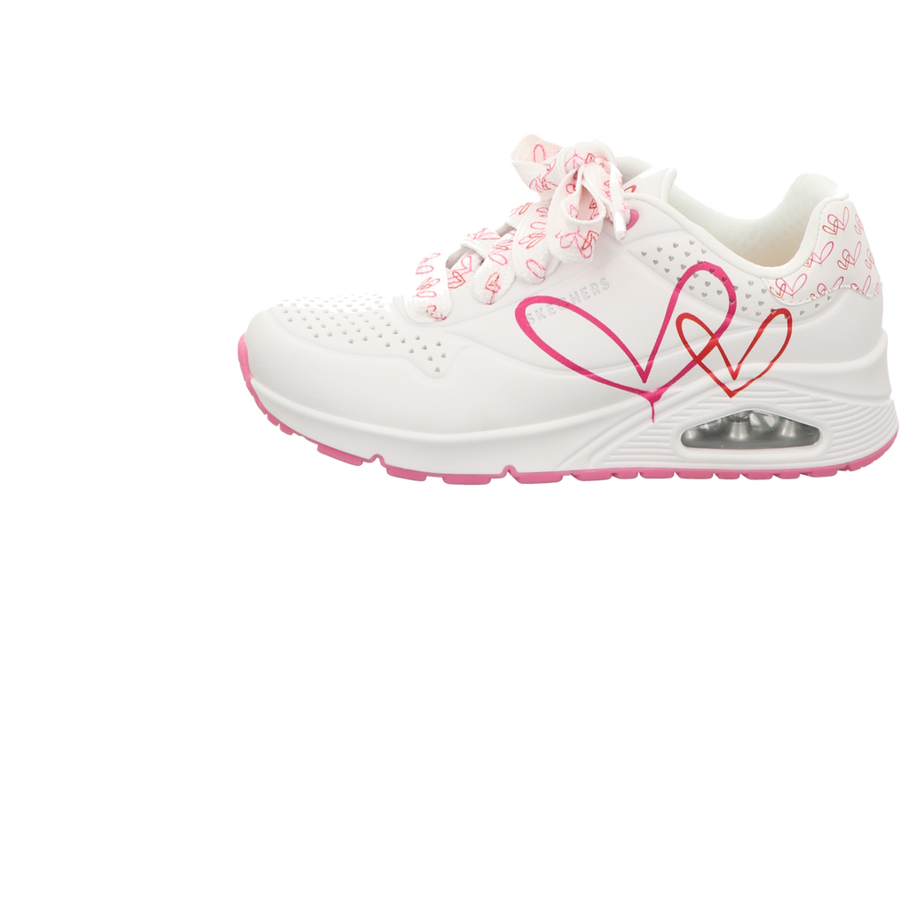 Skechers Damen Schnürschuh Uno in weiss