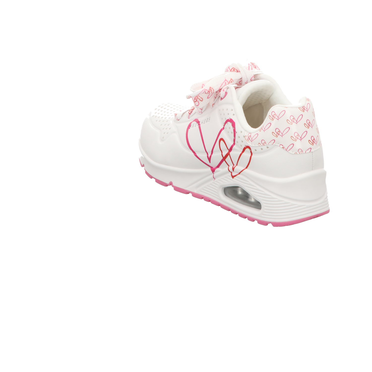 Skechers Damen Schnürschuh Uno in weiss