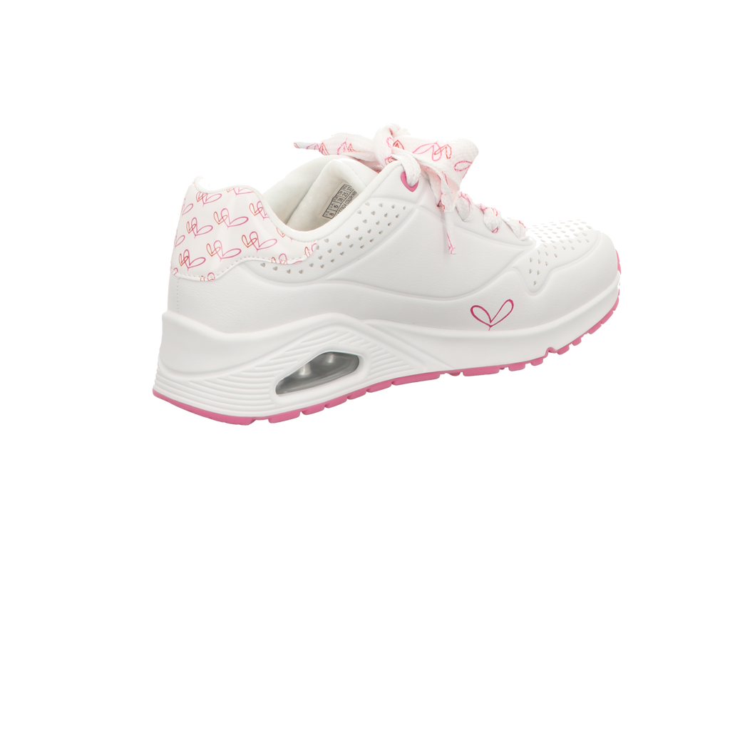 Skechers Damen Schnürschuh Uno in weiss