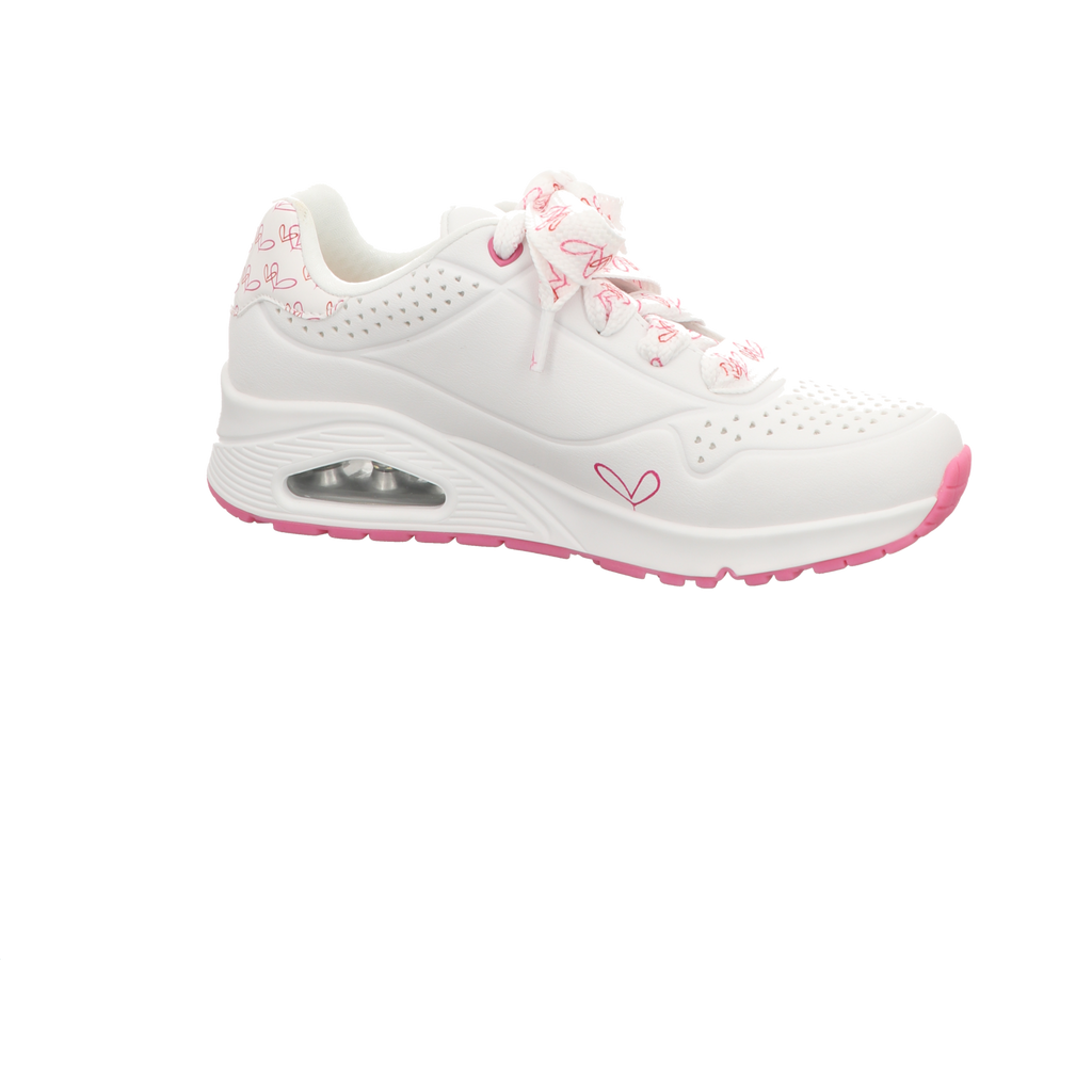 Skechers Damen Schnürschuh Uno in weiss