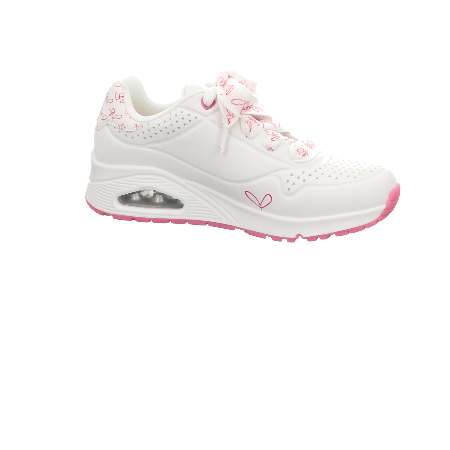 Skechers Damen Schnürschuh Uno in weiss