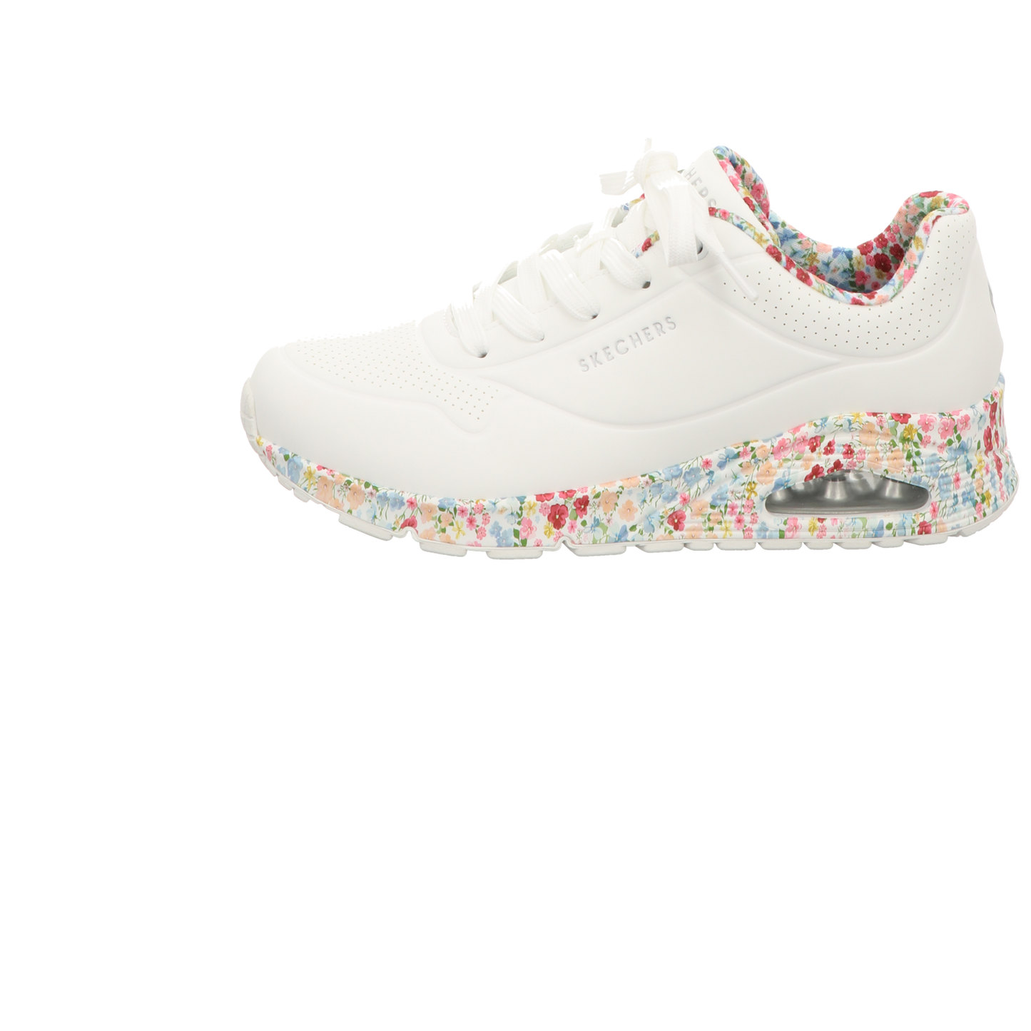 Skechers Damen Schnürschuh Uno Magestic Garden in weiss