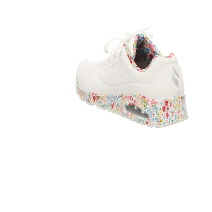 Skechers Damen Schnürschuh Uno Magestic Garden in weiss