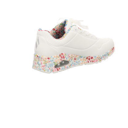 Skechers Damen Schnürschuh Uno Magestic Garden in weiss
