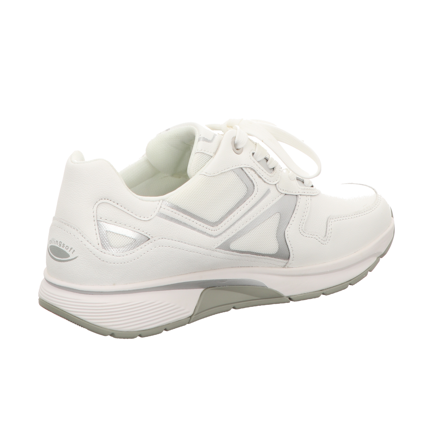 Gabor Damen Schnürschuh bequem Rolling Soft in weiss