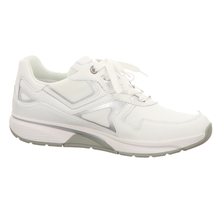 Gabor Damen Schnürschuh bequem Rolling Soft in weiss