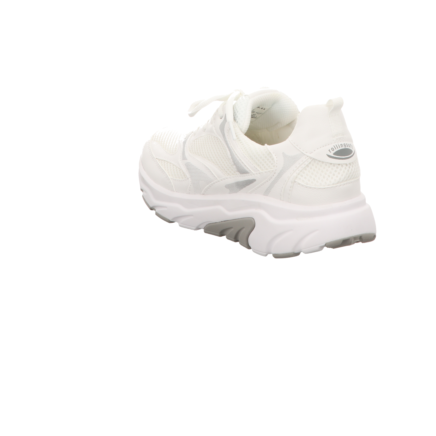 Gabor Damen Schnürschuh bequem Rolling Soft in weiss