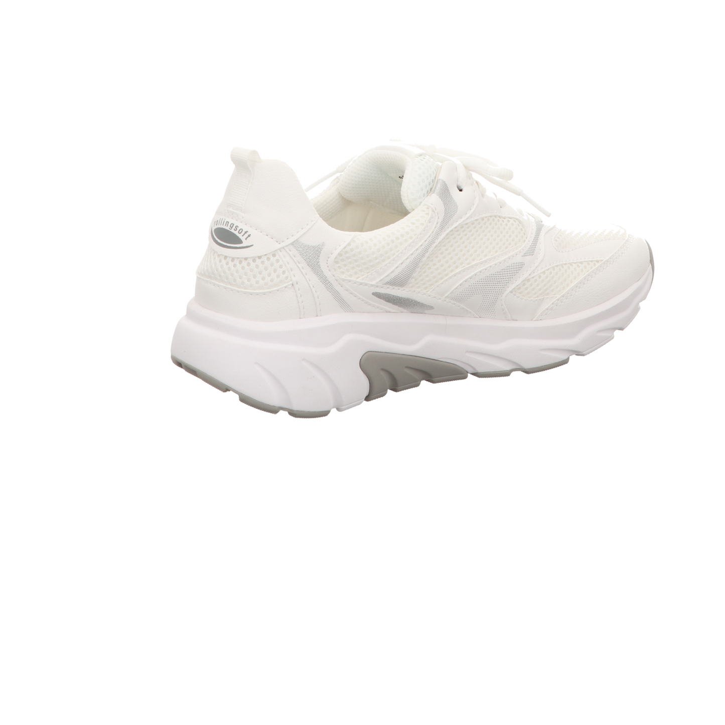 Gabor Damen Schnürschuh bequem Rolling Soft in weiss