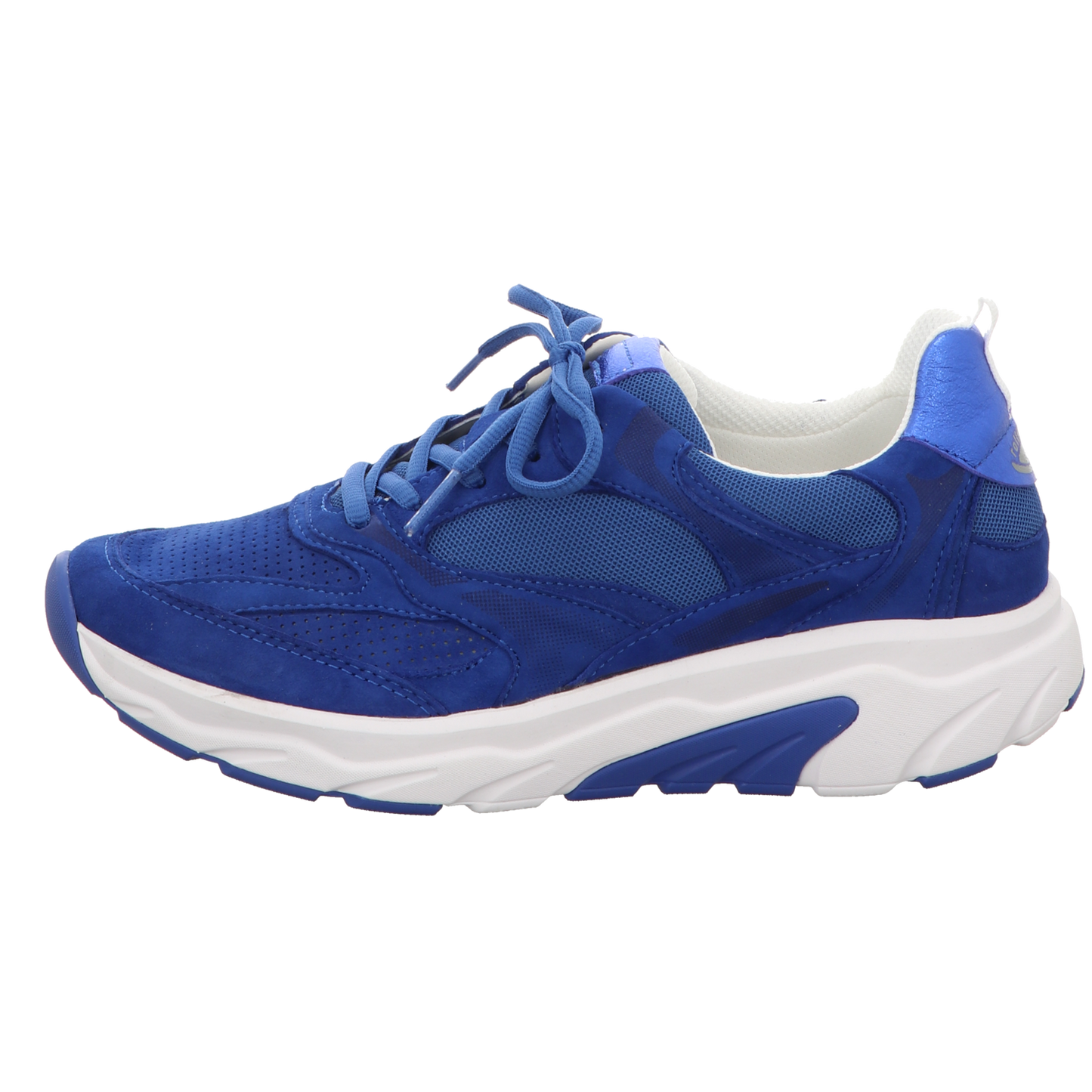 Gabor Damen Schnürschuh bequem Rolling Soft in blau