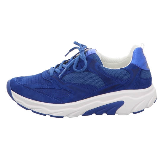Gabor Damen Schnürschuh bequem Rolling Soft in blau
