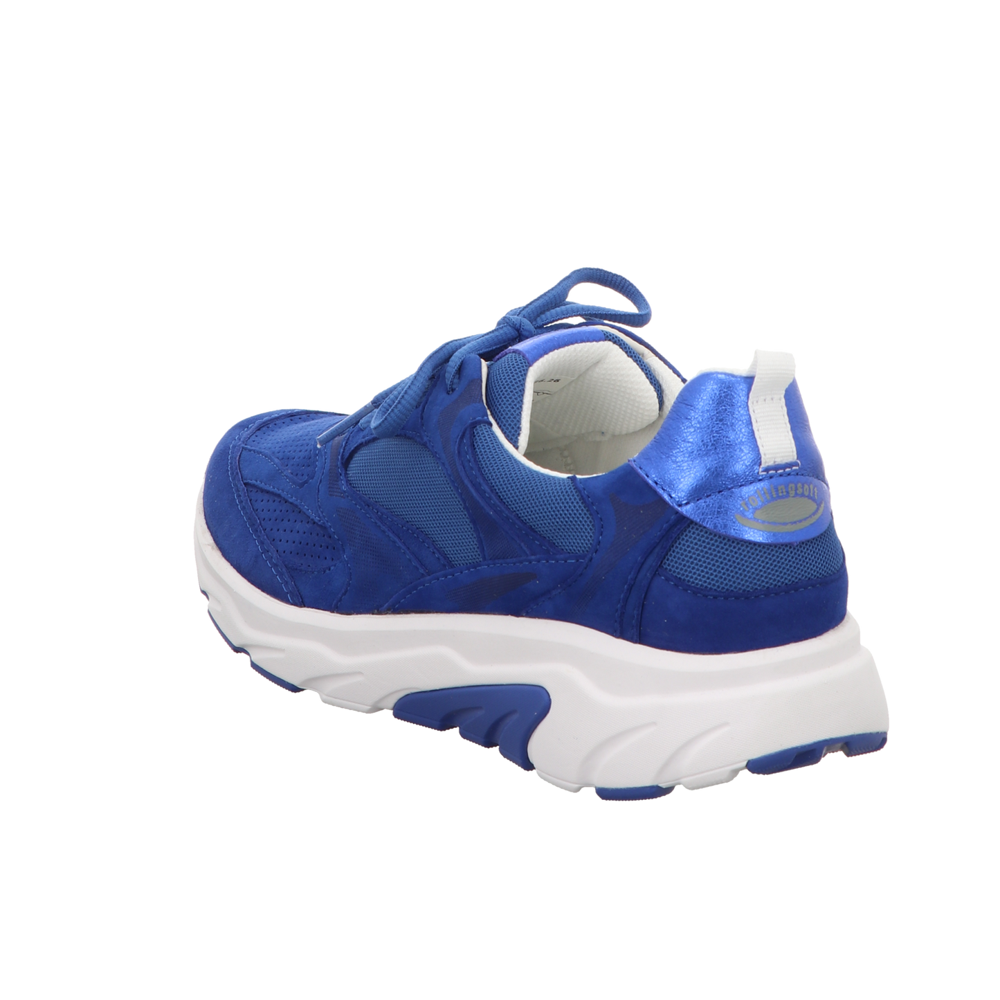 Gabor Damen Schnürschuh bequem Rolling Soft in blau