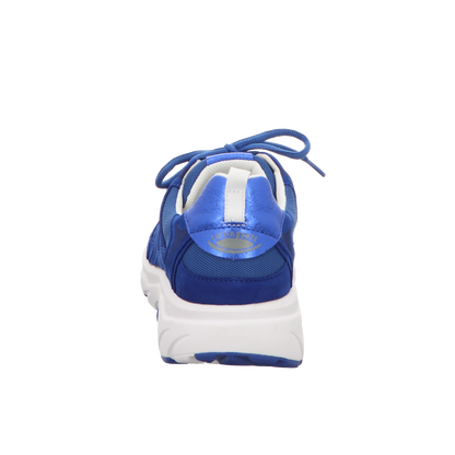 Gabor Damen Schnürschuh bequem Rolling Soft in blau