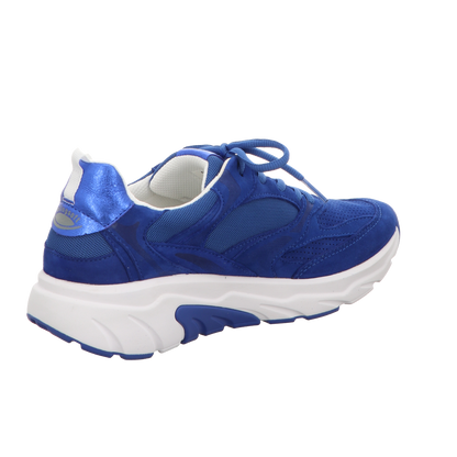 Gabor Damen Schnürschuh bequem Rolling Soft in blau