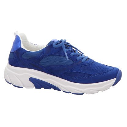 Gabor Damen Schnürschuh bequem Rolling Soft in blau