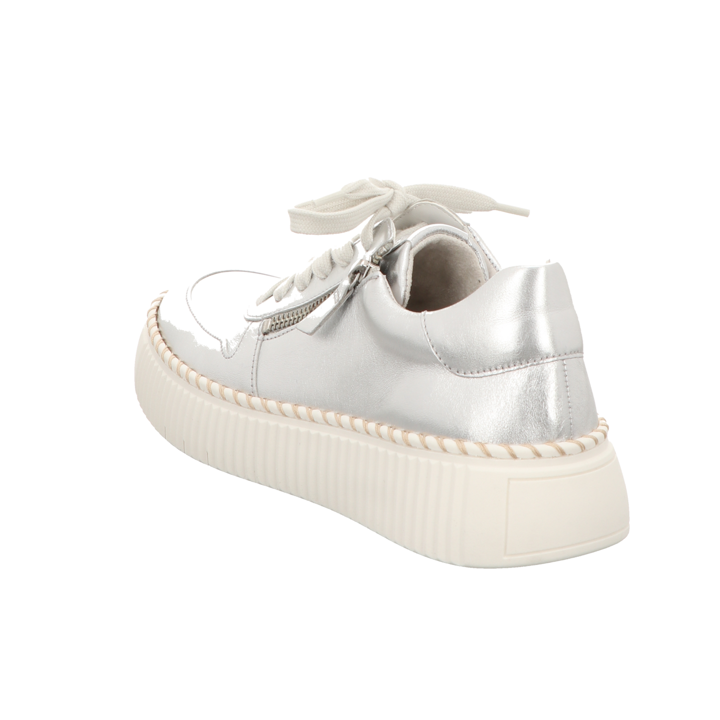 Gabor Damen Schnürschuh  in silber