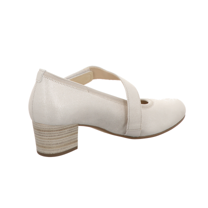 Gabor Damen Pumps bequem Palma in weiss