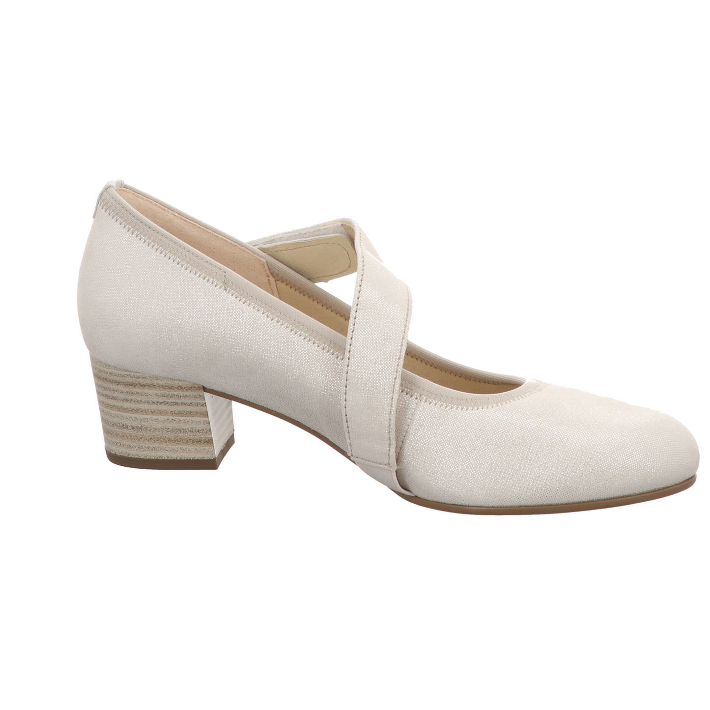 Gabor Damen Pumps bequem Palma in weiss