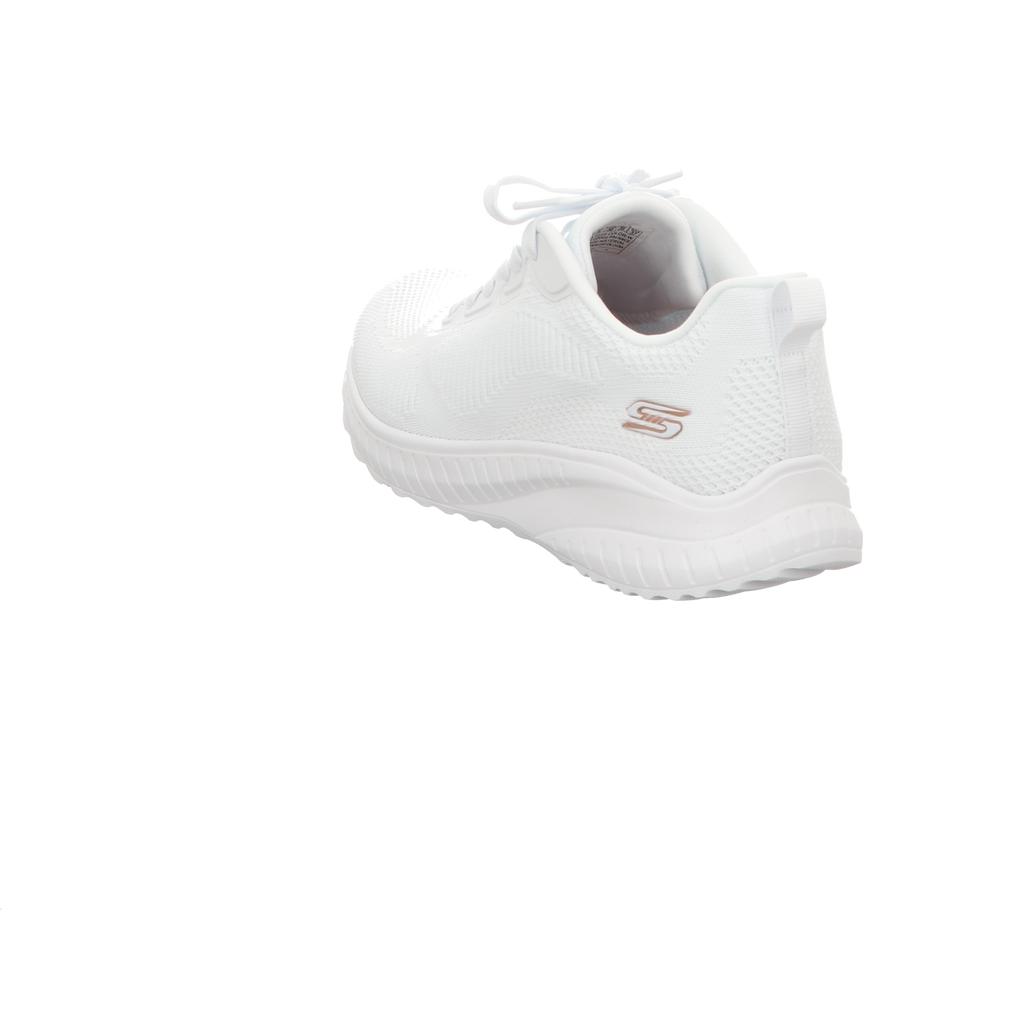 Skechers Damen Schnürschuh Bobs in weiss