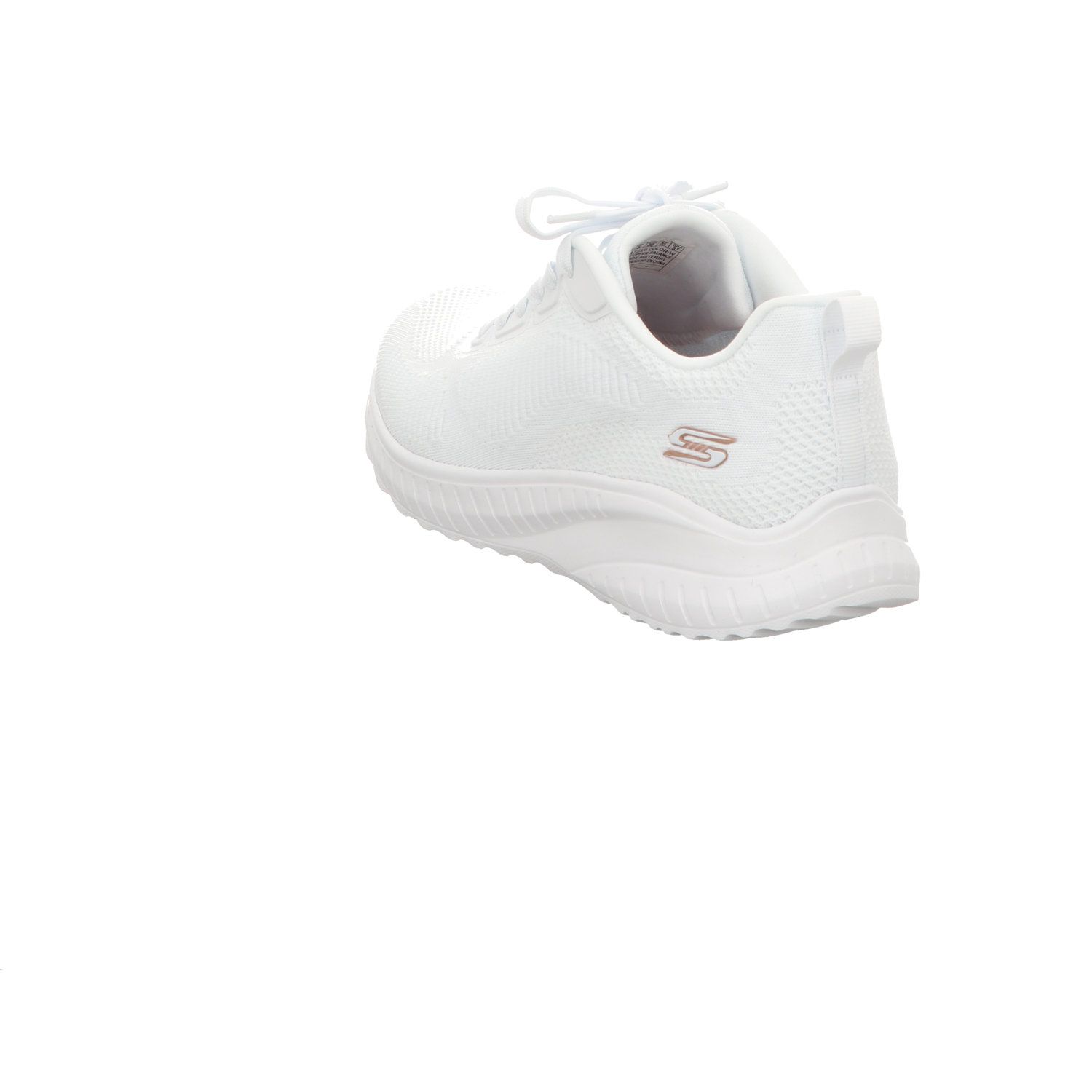 Skechers Damen Schnürschuh Bobs in weiss