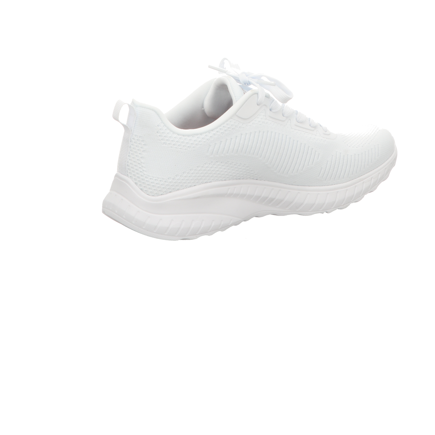Skechers Damen Schnürschuh Bobs in weiss