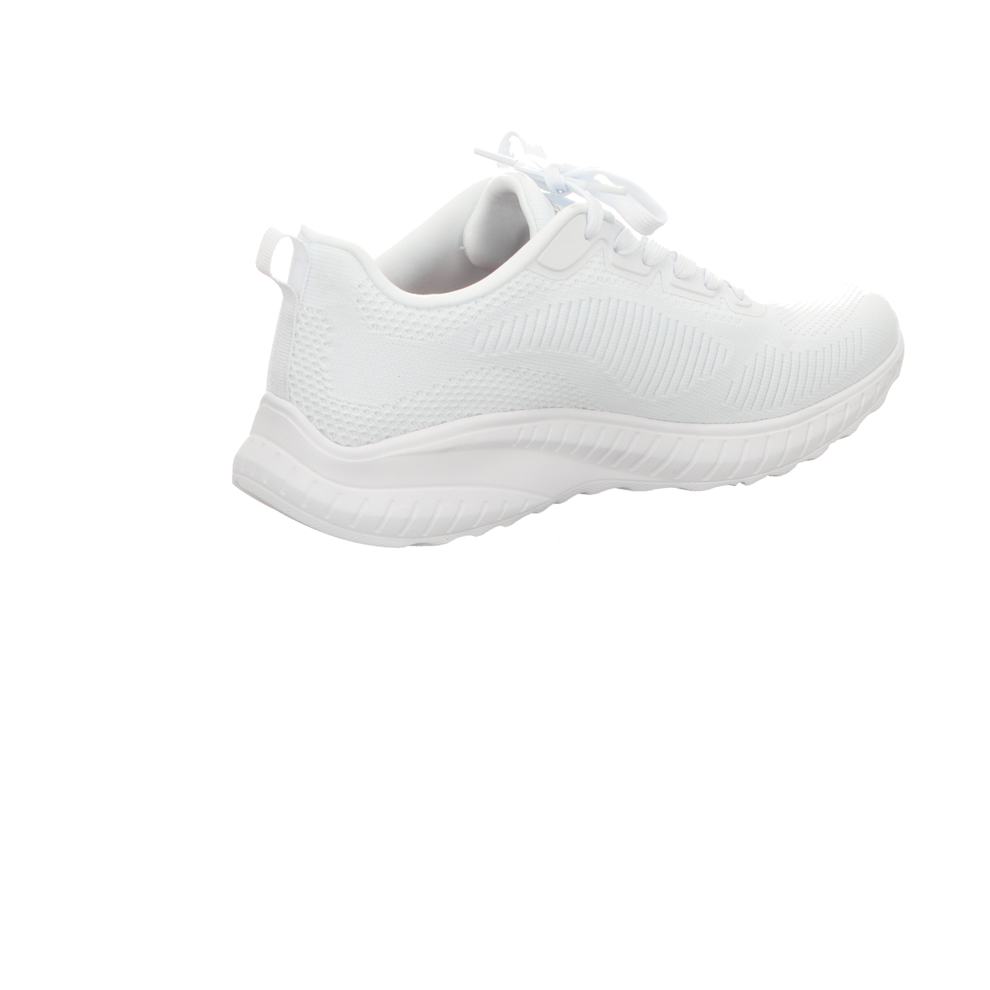 Skechers Damen Schnürschuh Bobs in weiss