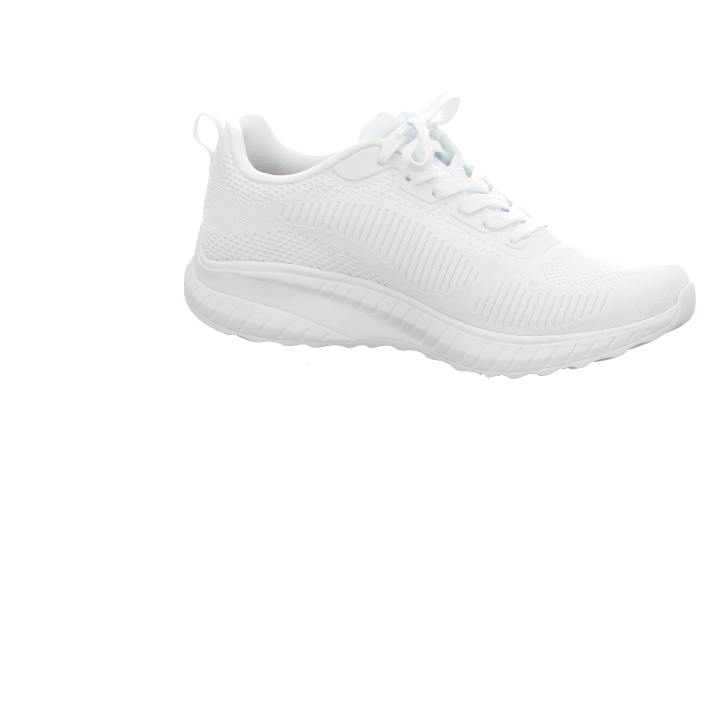 Skechers Damen Schnürschuh Bobs in weiss
