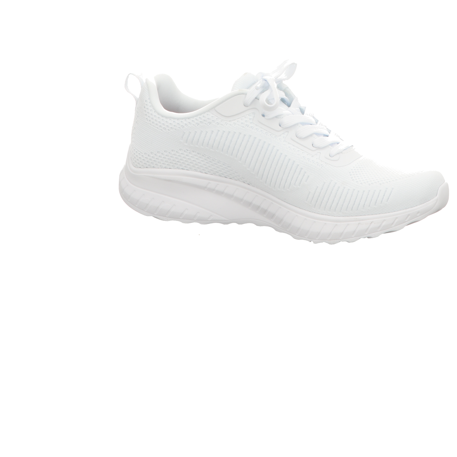 Skechers Damen Schnürschuh Bobs in weiss