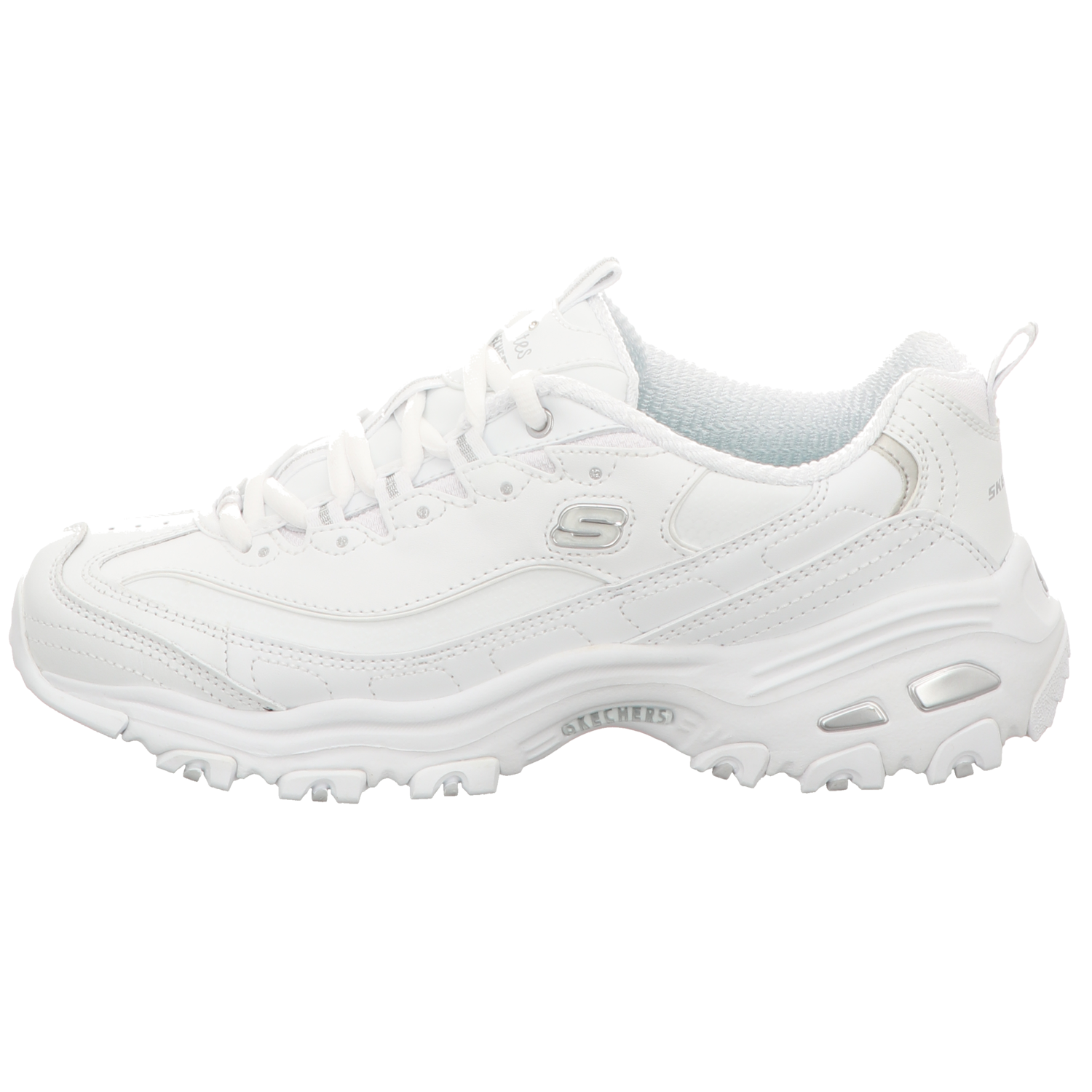 Skechers Damen Schnürschuh D'lites Fresh Start in weiss
