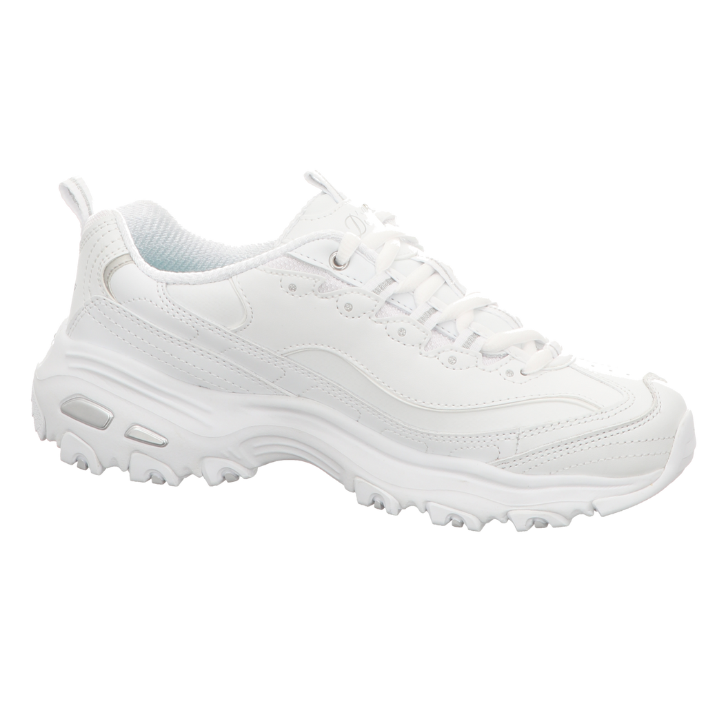 Skechers Damen Schnürschuh D'lites Fresh Start in weiss