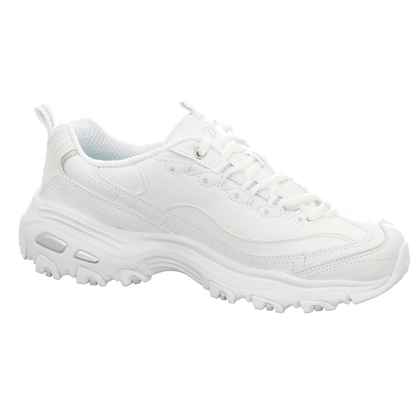 Skechers Damen Schnürschuh D'lites Fresh Start in weiss